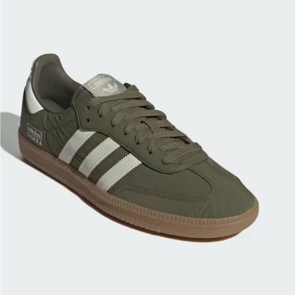 Olive Green Sambas (Sold Out Everywhere) - Picture 1 of 2